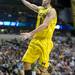 Michigan senior Stu Douglass looks for a basket in the first half of the second round of the NCAA tournament at Bridgestone Arena in Nashville, Tenn.  Melanie Maxwell I AnnArbor.com